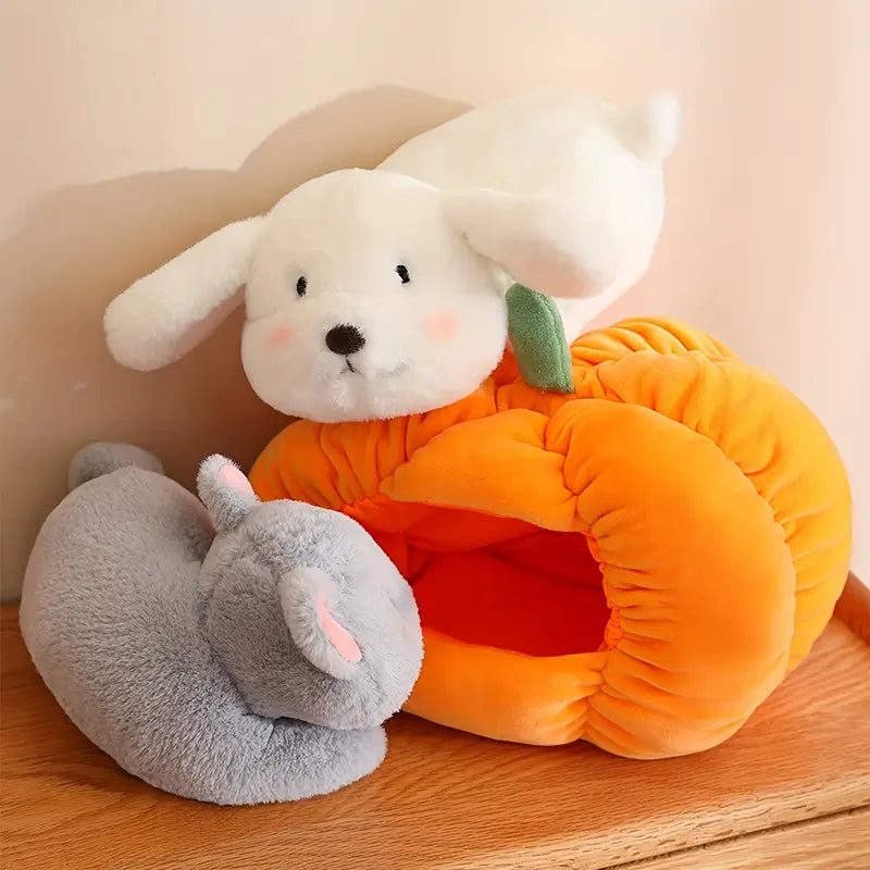Animal Pumpkin Stuffed Plush