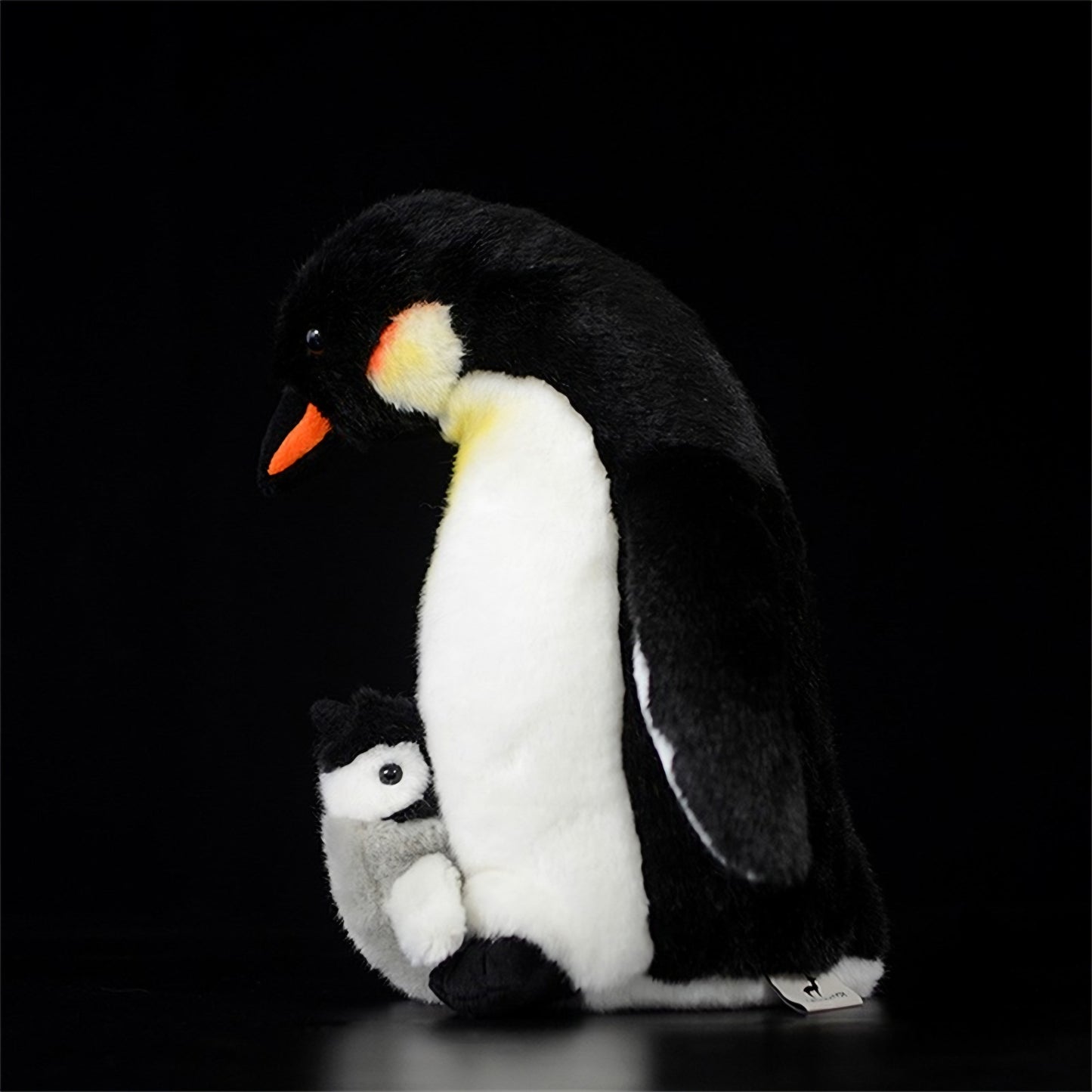 Realistic Emperor Penguin Mom Plush