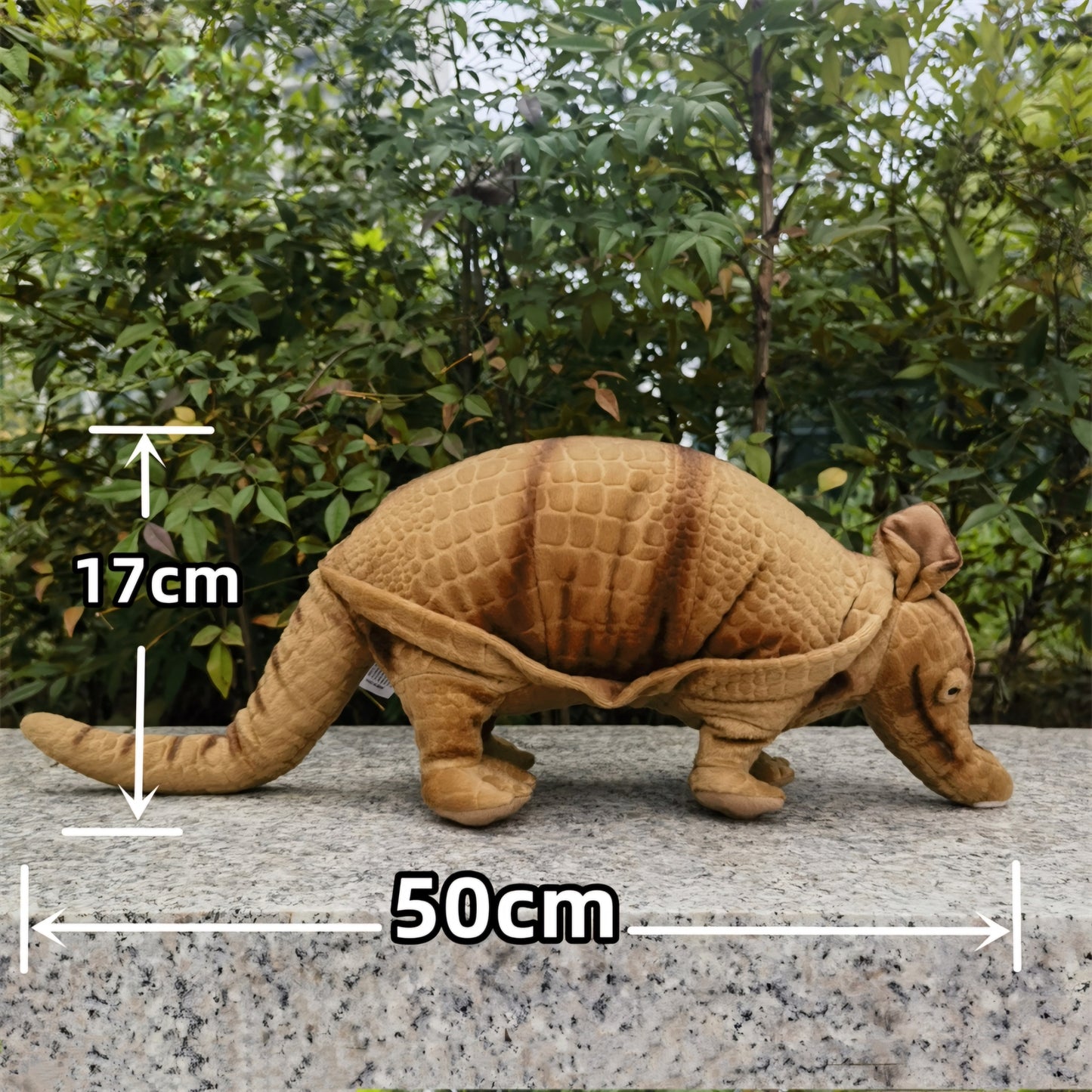 Realistic Armadillo Stuffed Plush
