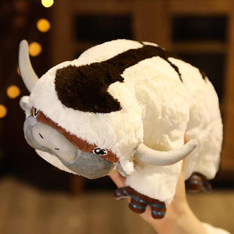 Kawaii Fluffy Cow Plush