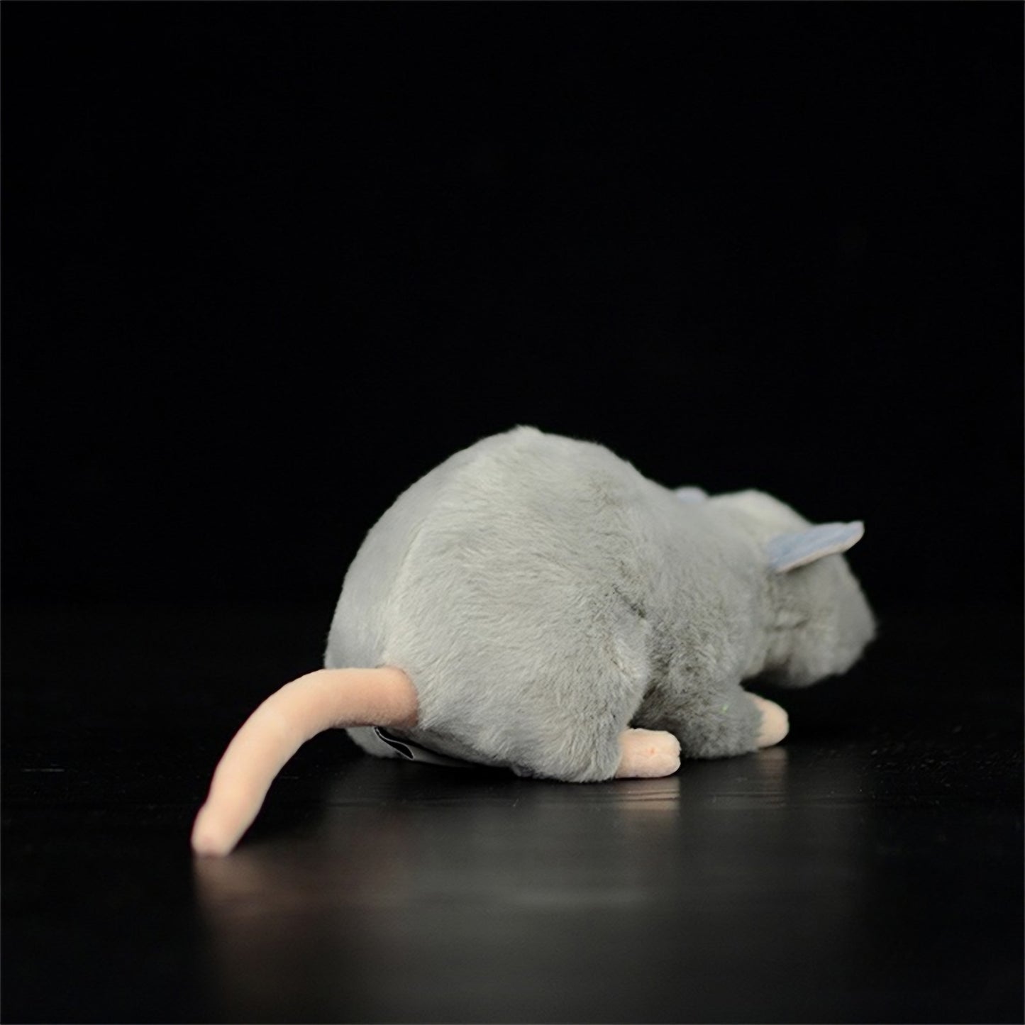 Realistic Grey Mouse Plush