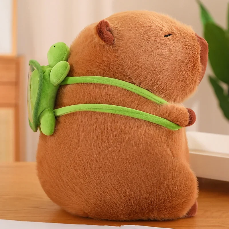 Turtle Backpack Capybara Plushie