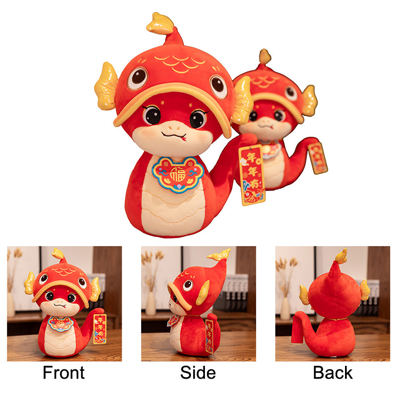 Chinese Festival Red Snake Plush