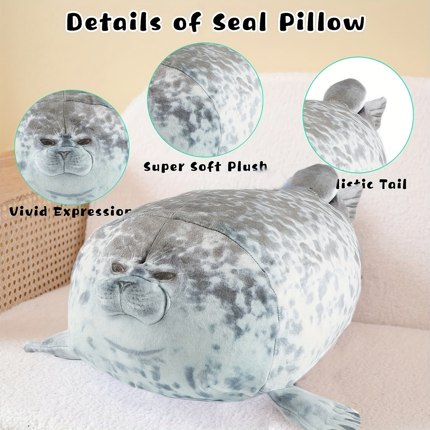 Squishy Seal Plushie