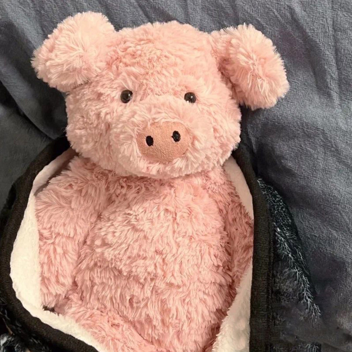 Cute Fluffy Pig Plush