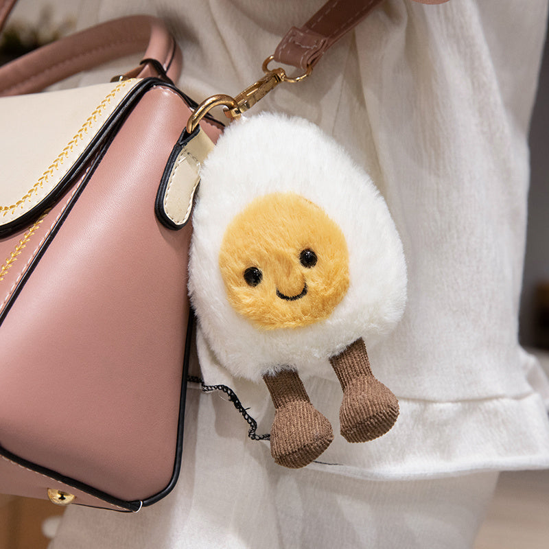 Cute Smiling Boiled Egg Plush