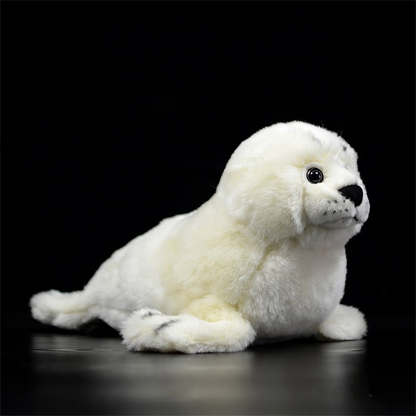 Realistic White Seal Plush