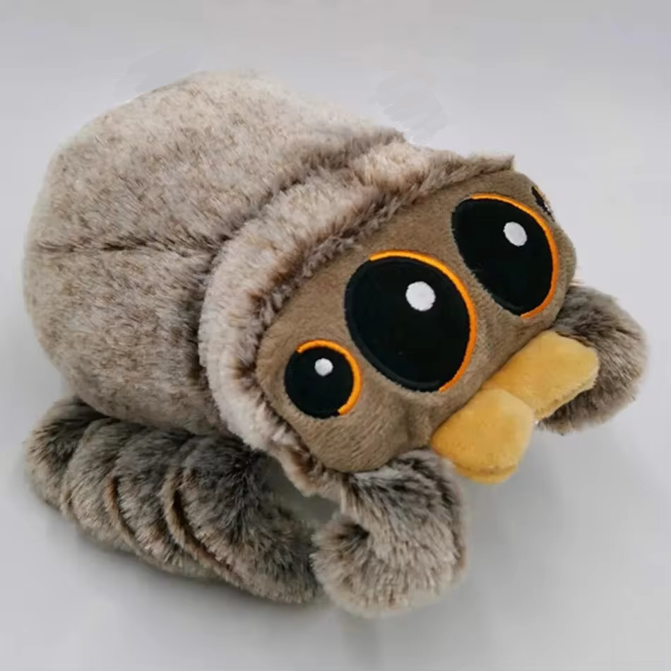 Cute Fuzzy Baby Spider Plush