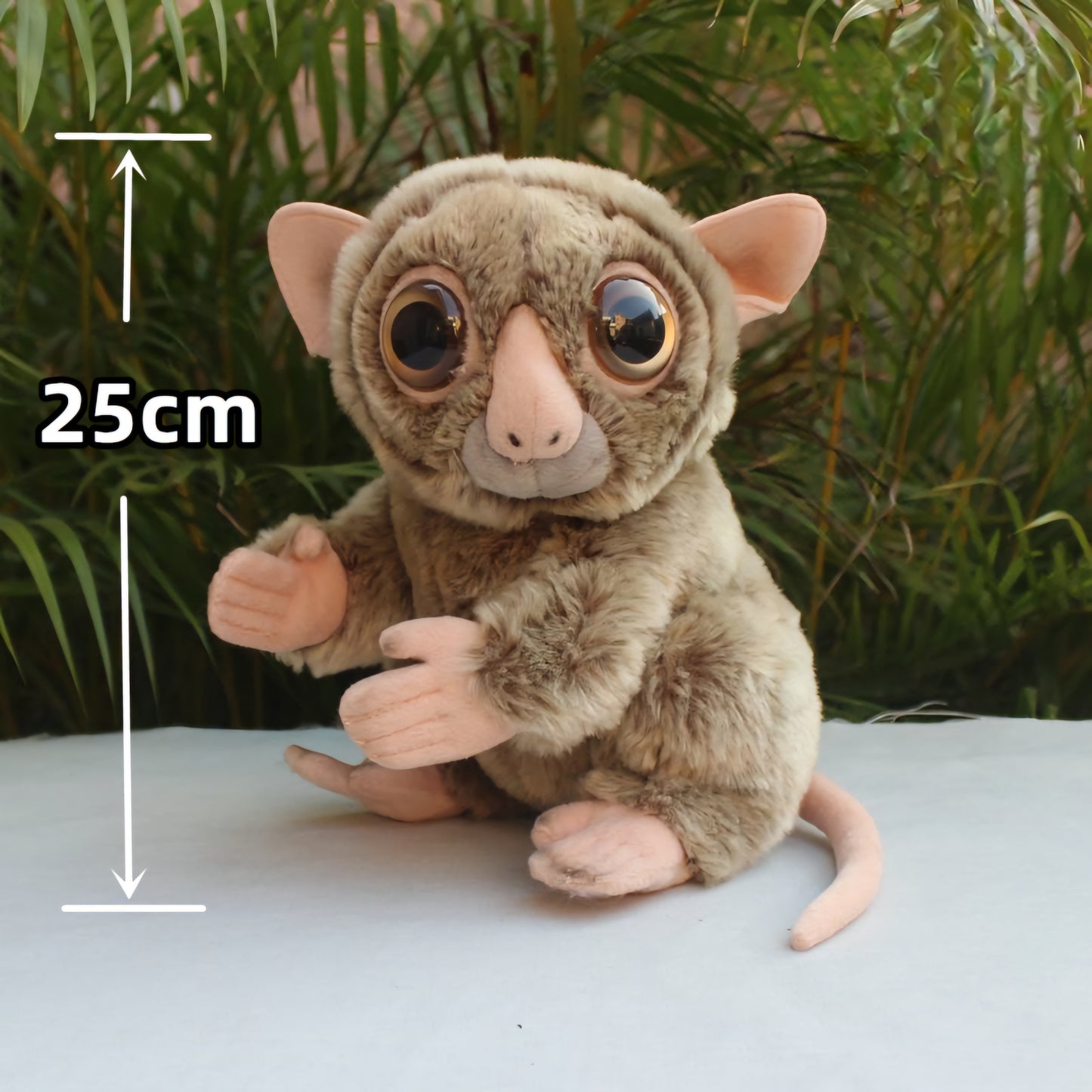 Realistic Fluffy Slender Loris Monkey Plush