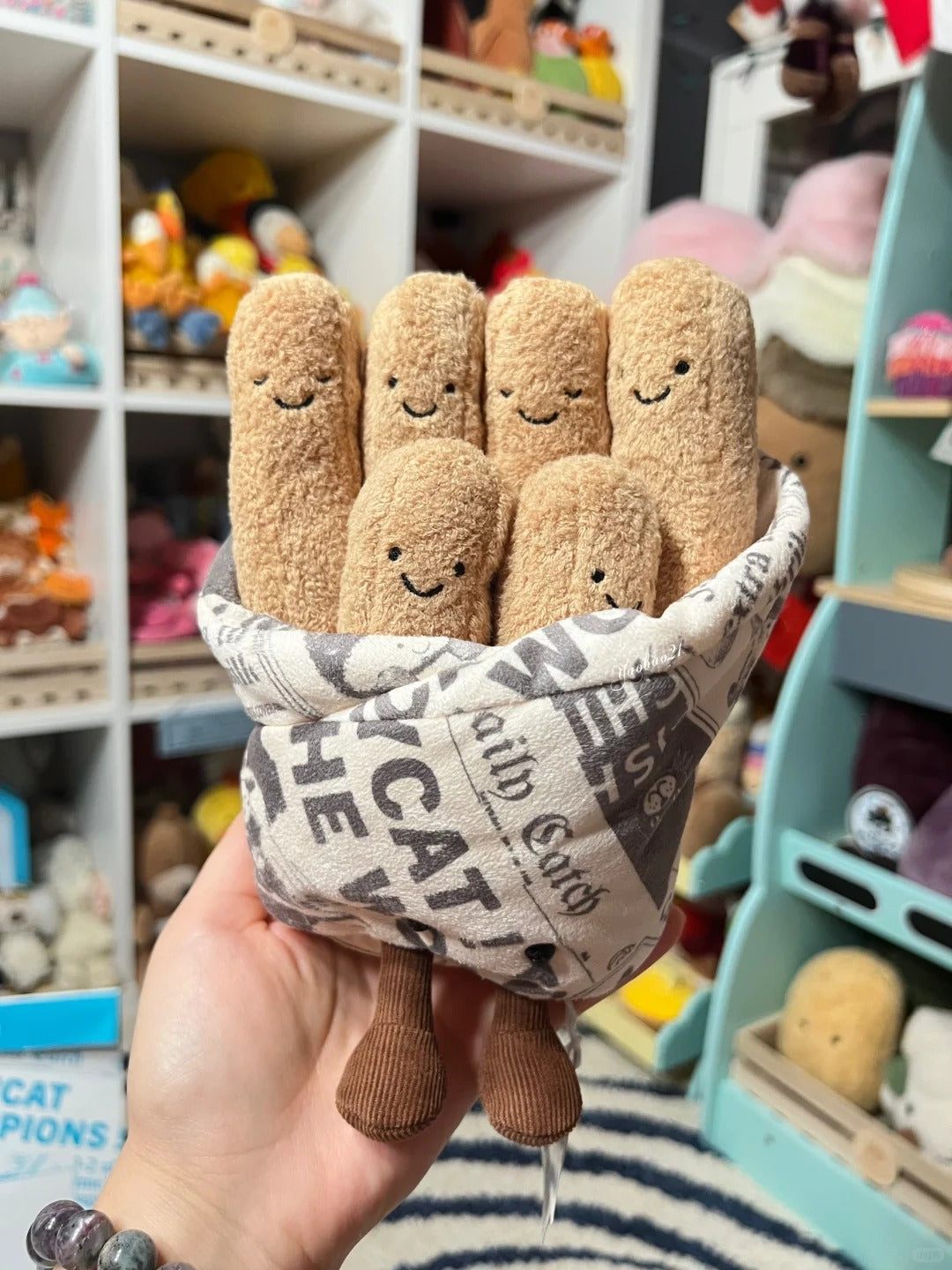 Fuzzy French Fries Plushie