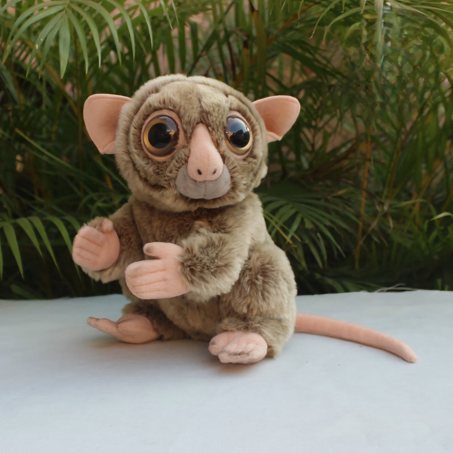Realistic Fluffy Slender Loris Monkey Plush