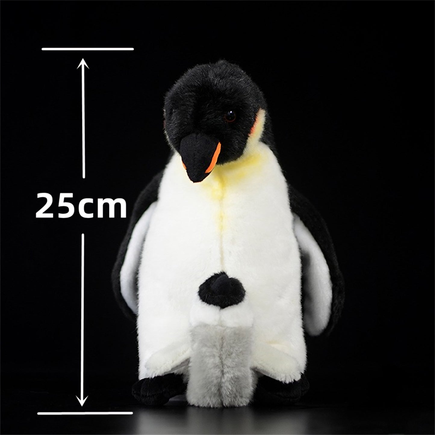 Realistic Emperor Penguin Mom Plush