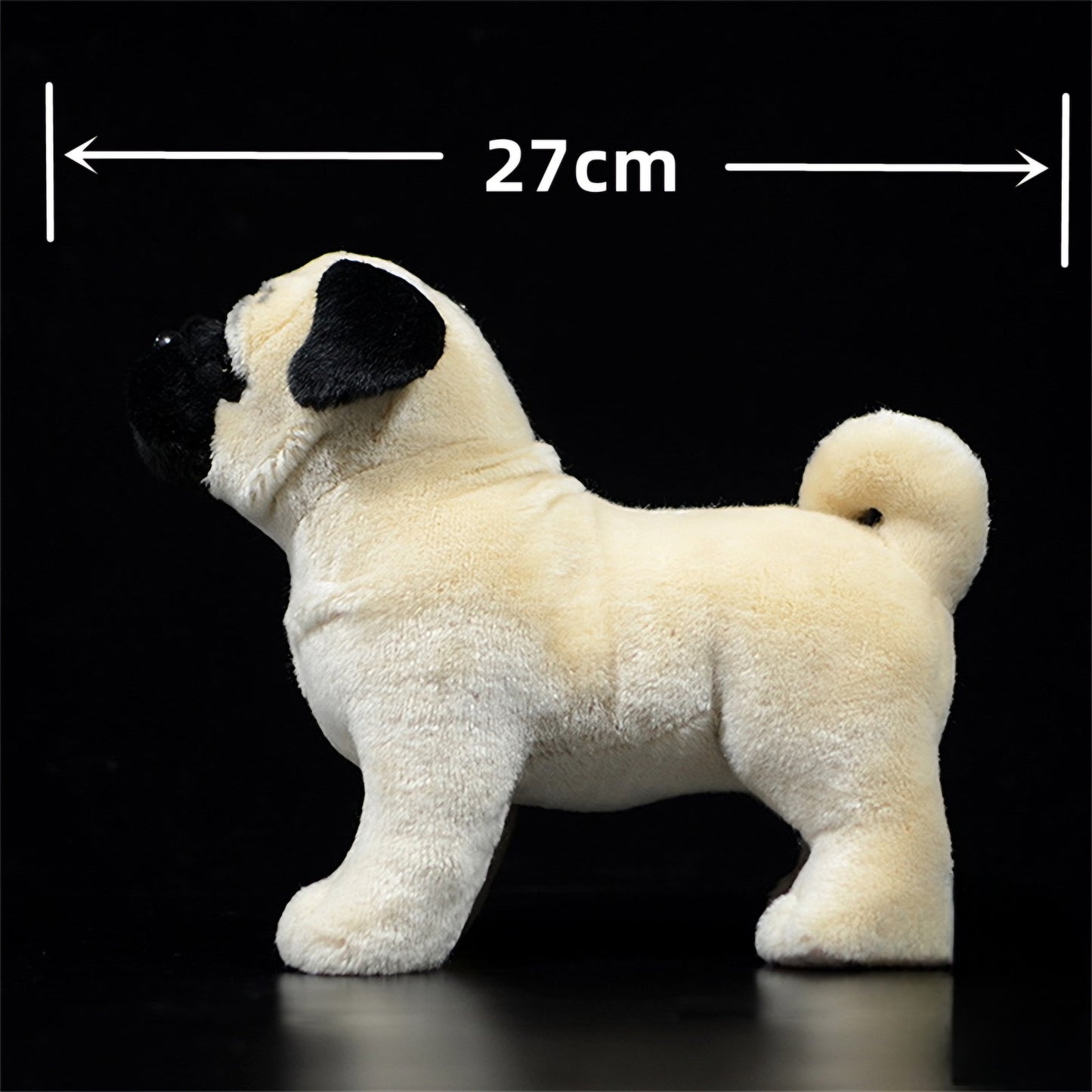 Realistic Pug Dog Plush