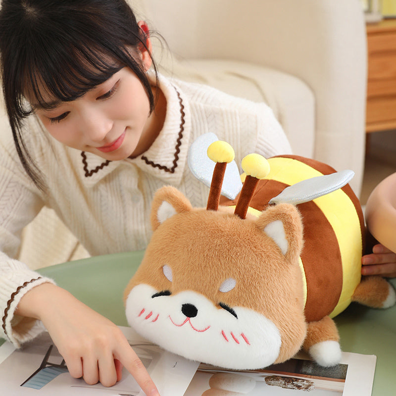 Bee Shiba Inu Dog Plush