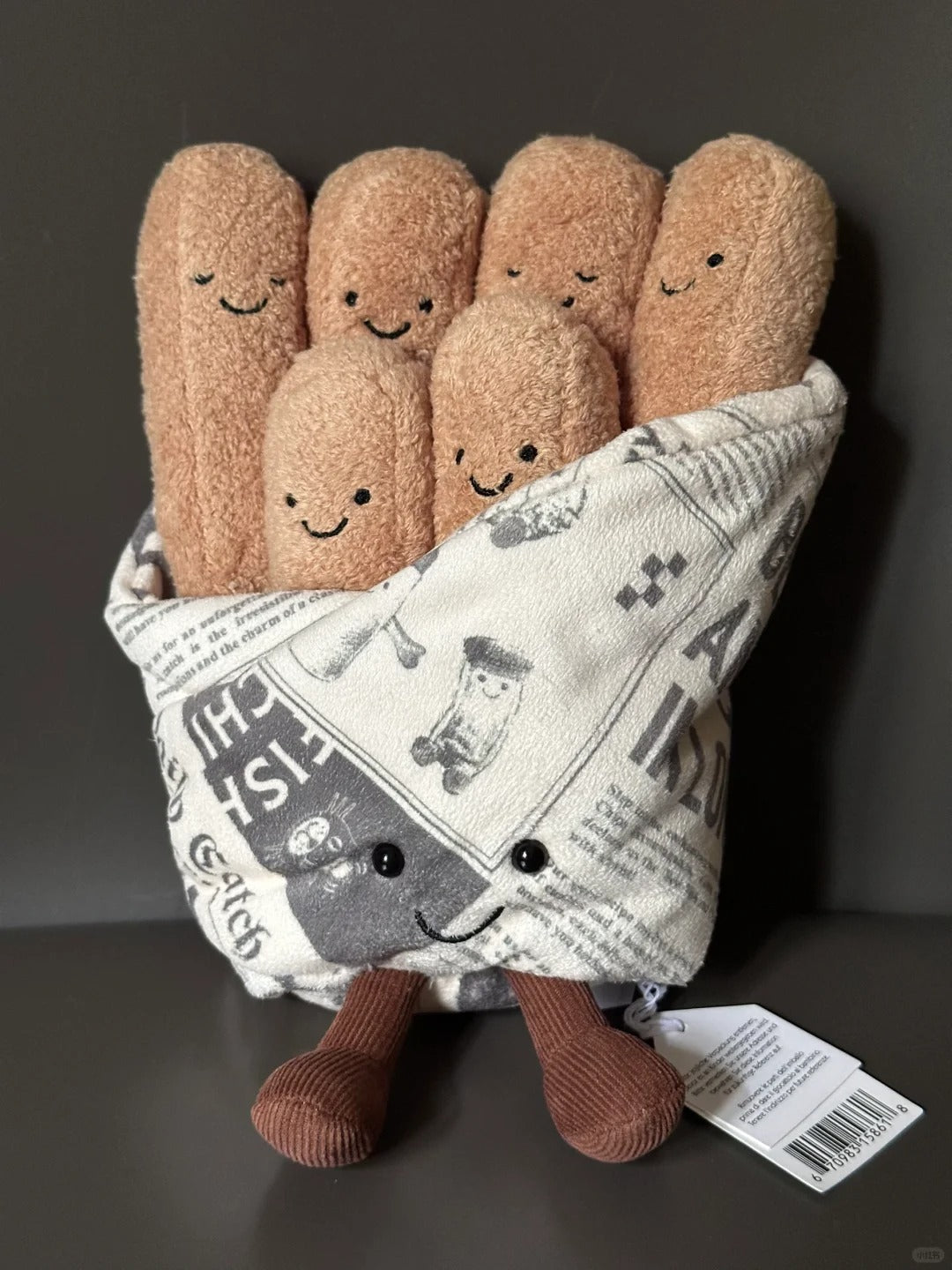 Fuzzy French Fries Plushie