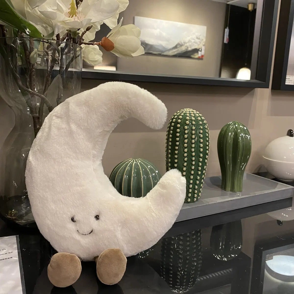 Fluffy Moon Plushie