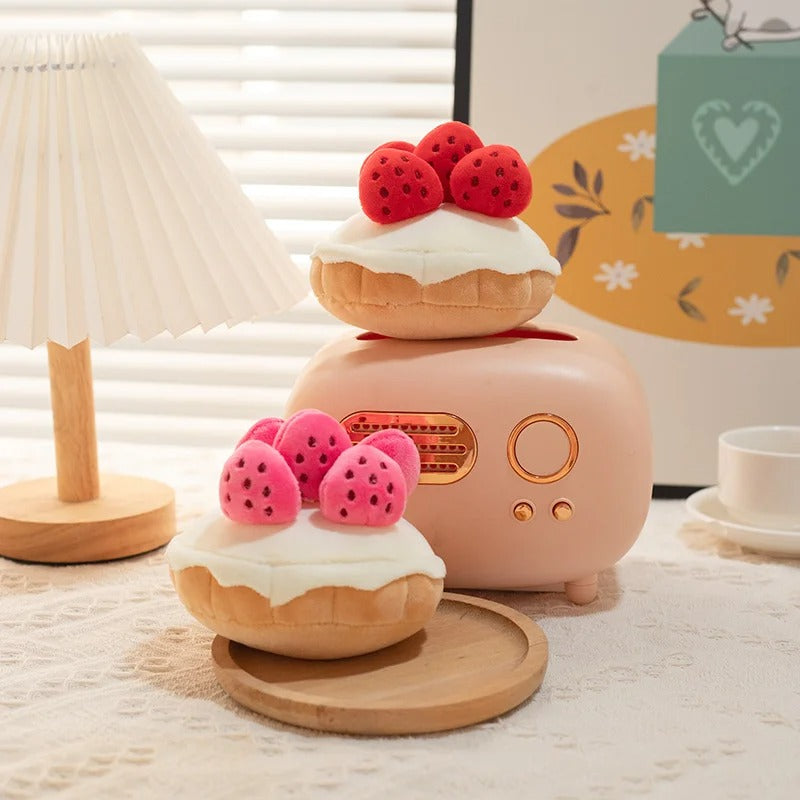 Cute Strawberry Cake Plush