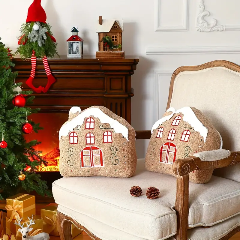 Cute Gingerbread House Plush