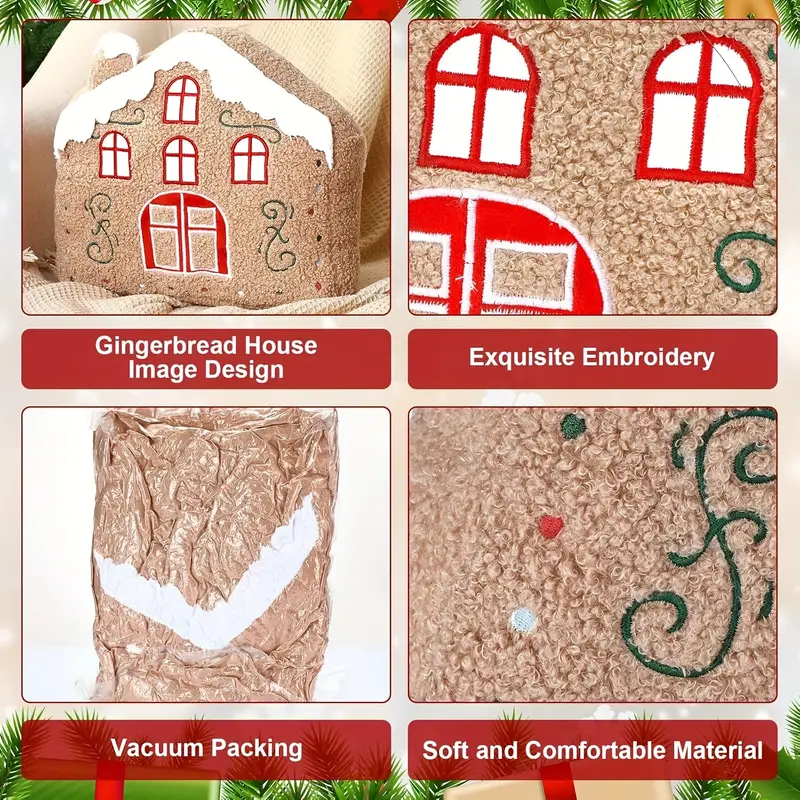 Cute Gingerbread House Plush