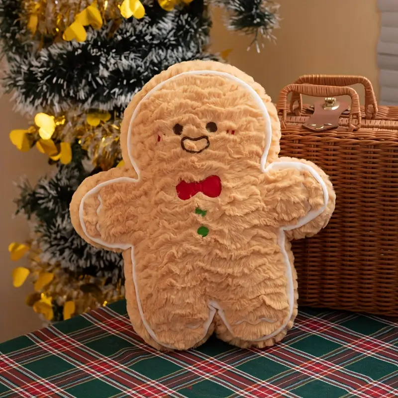 Fuzzy Cuddly Gingerbread Plush