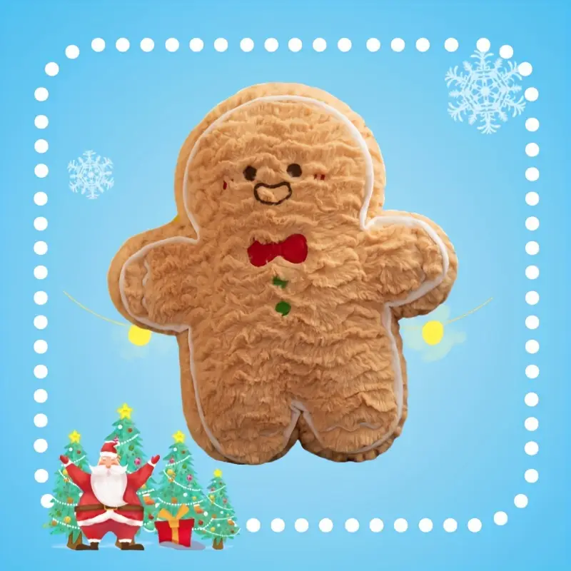 Fuzzy Cuddly Gingerbread Plush