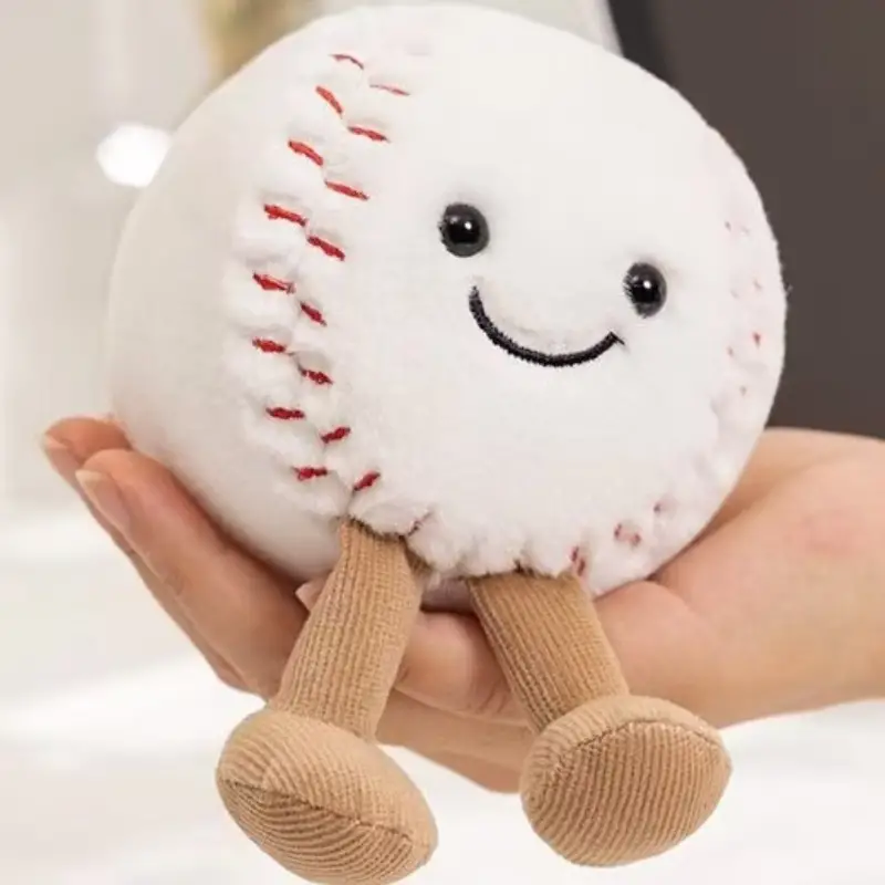 Cute Happy Baseball Ball Plush