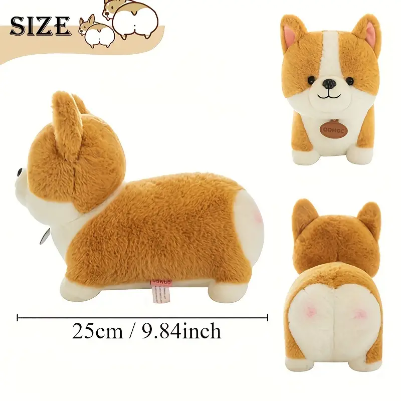 Cute Corgi Dog Plush