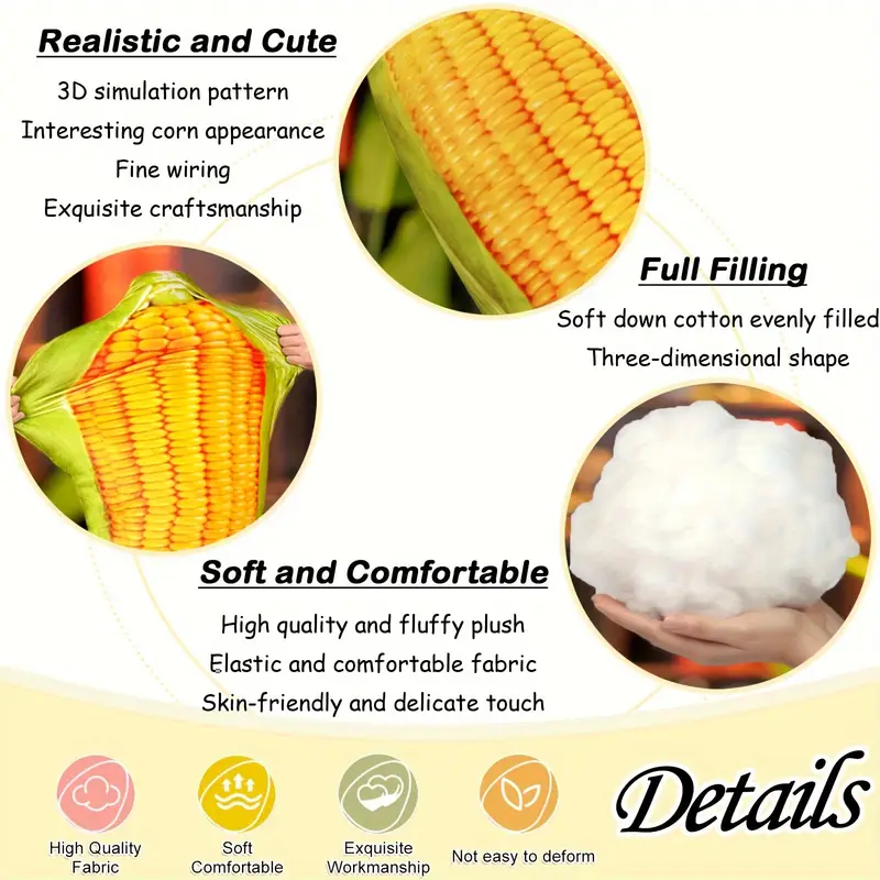 Cuddly Corn Pillow Plush