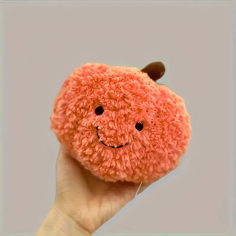 Fuzzy Pumpkin Plush