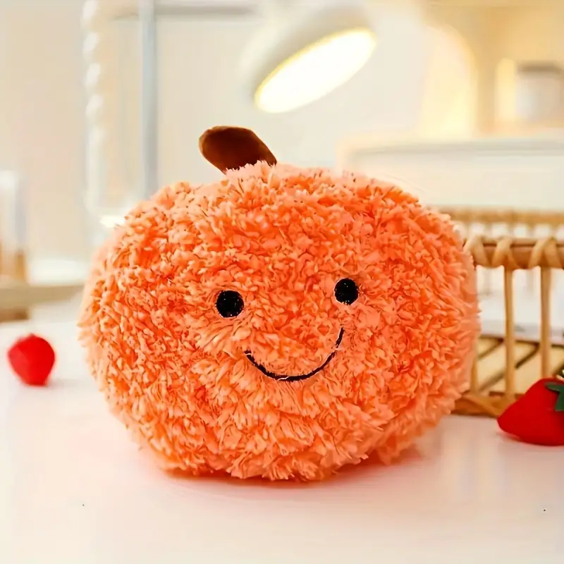 Fuzzy Pumpkin Plush