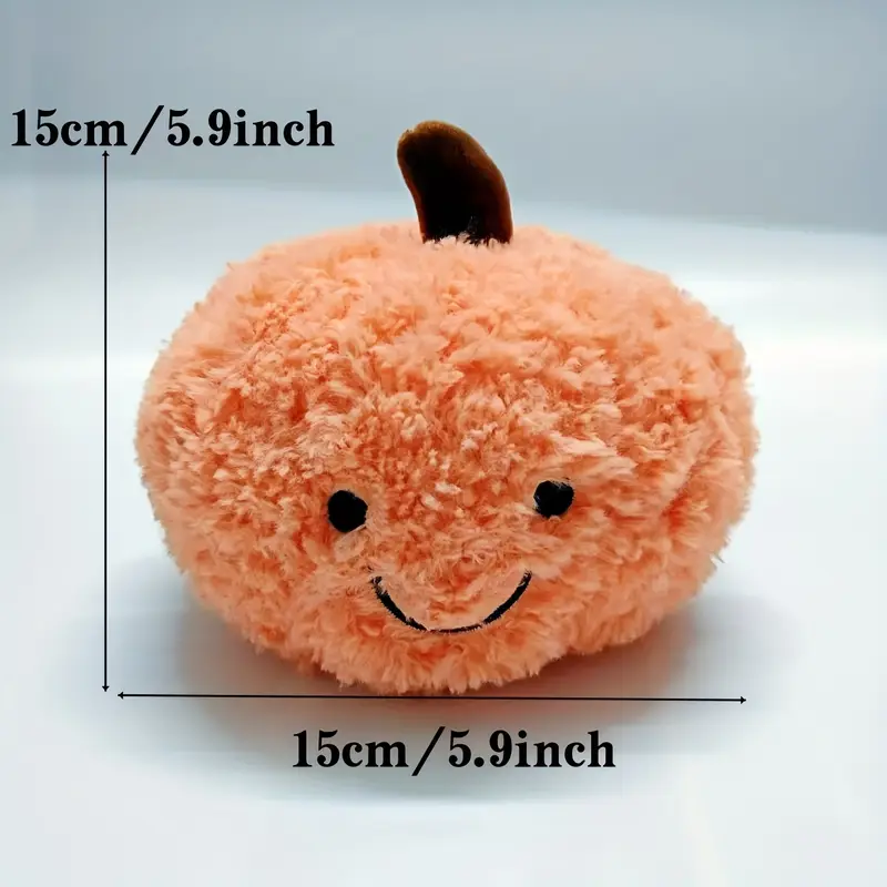 Fuzzy Pumpkin Plush