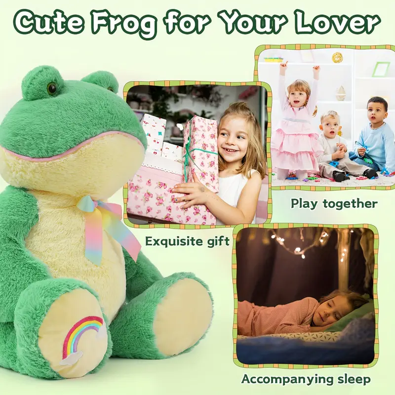 Cuddly Giant Frog Plush