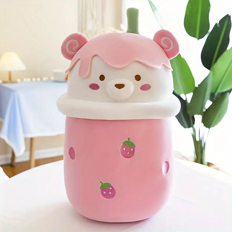 Cute Milk Bubble Tea Plush