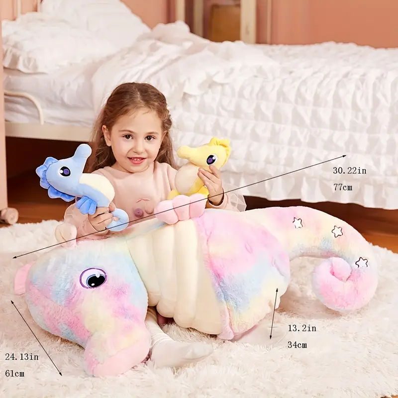 Cuddly Stuffed Seahorse Plush