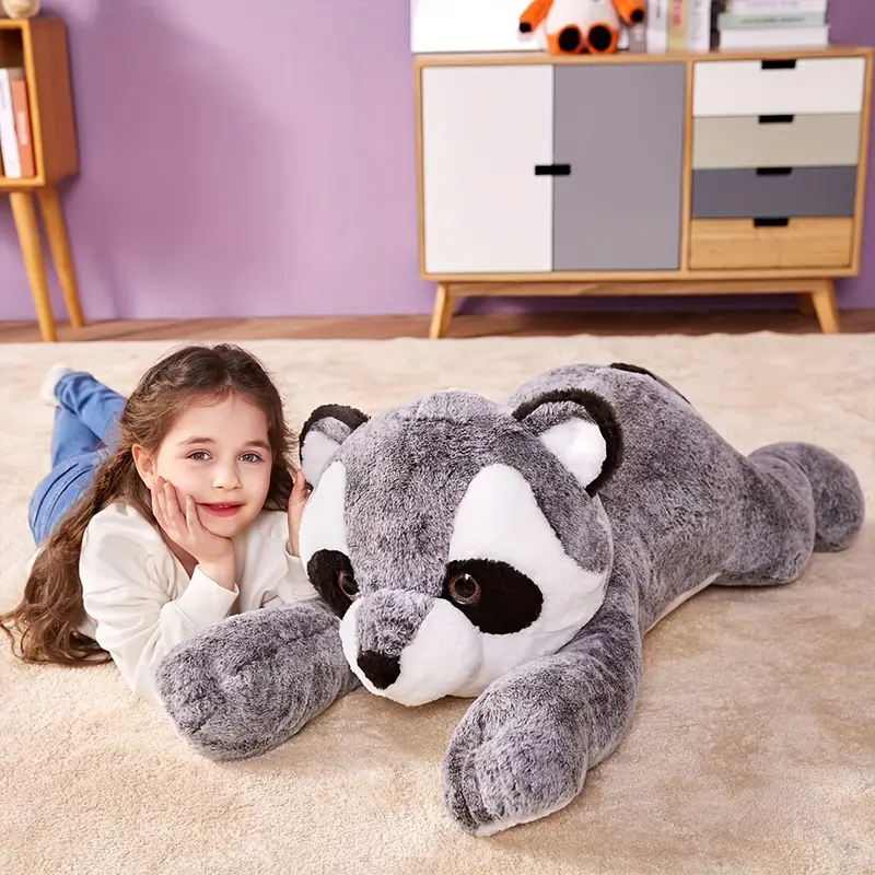 Cuddly Giant Raccoon Plush