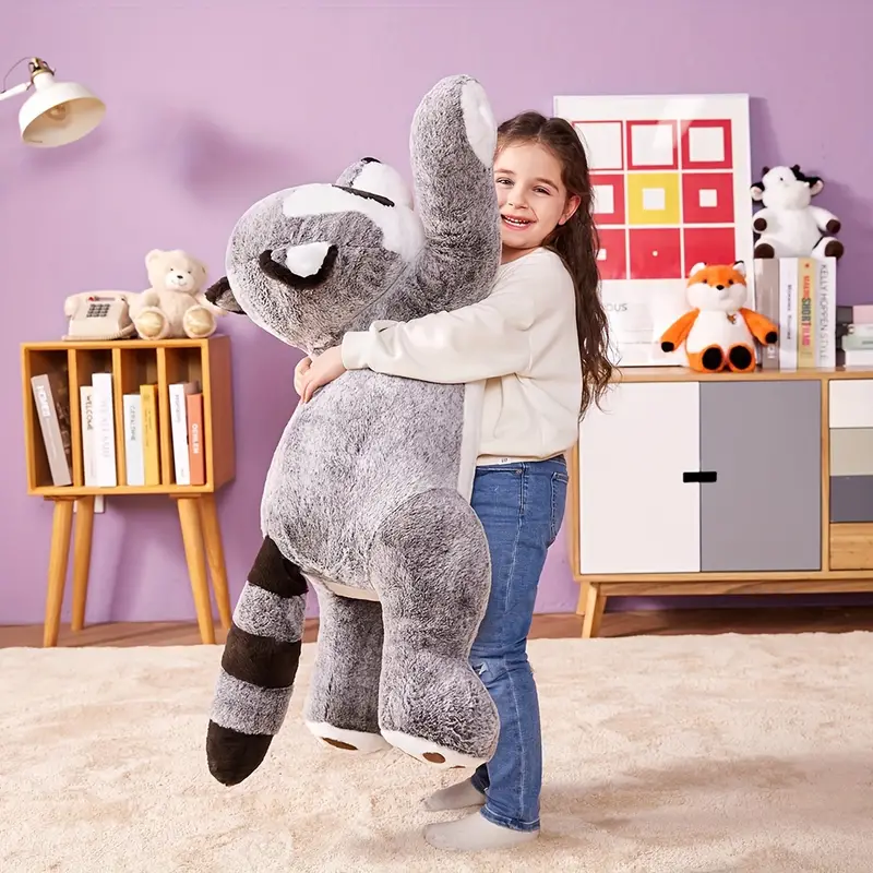 Cuddly Giant Raccoon Plush