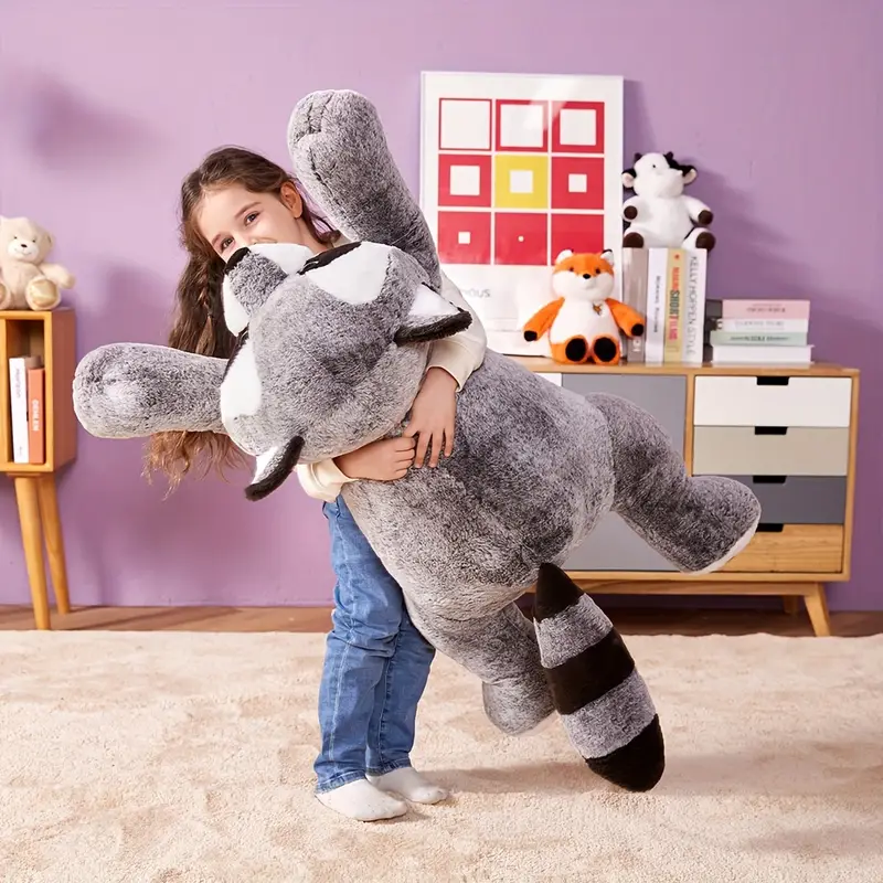 Cuddly Giant Raccoon Plush