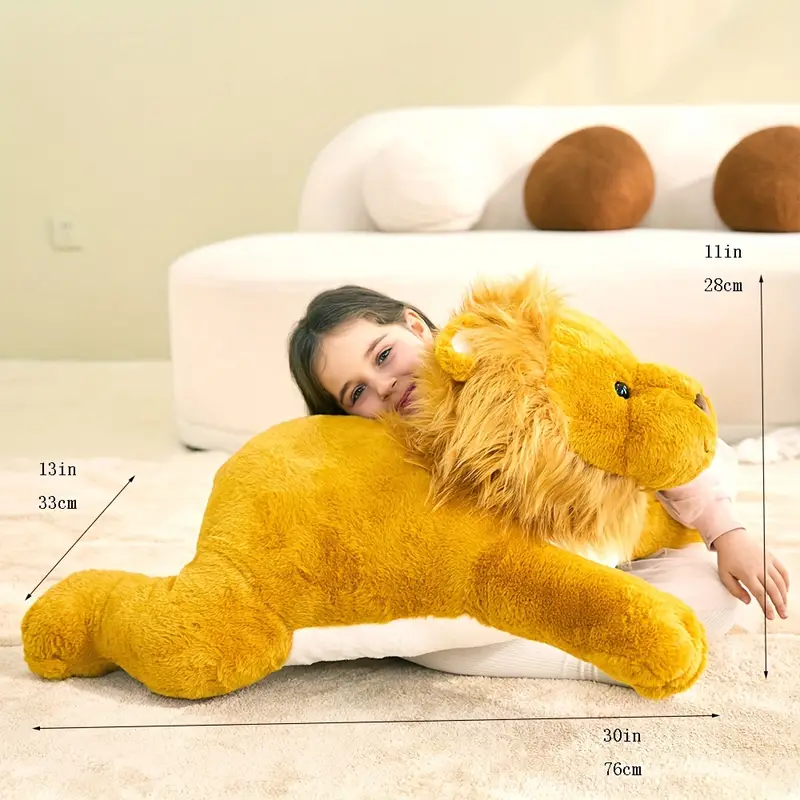 Cuddly Giant Lion Plush