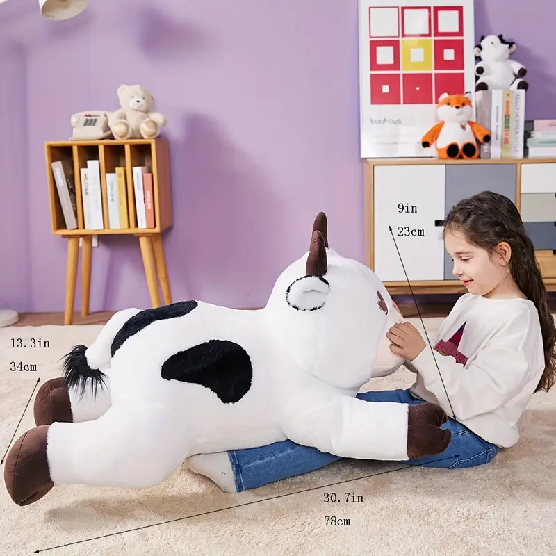 Cuddly Giant Cow Plush