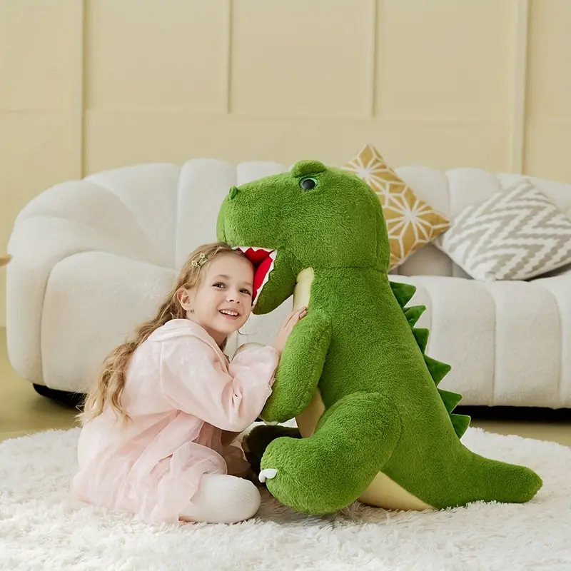 Angry Fluffy Dino Plush