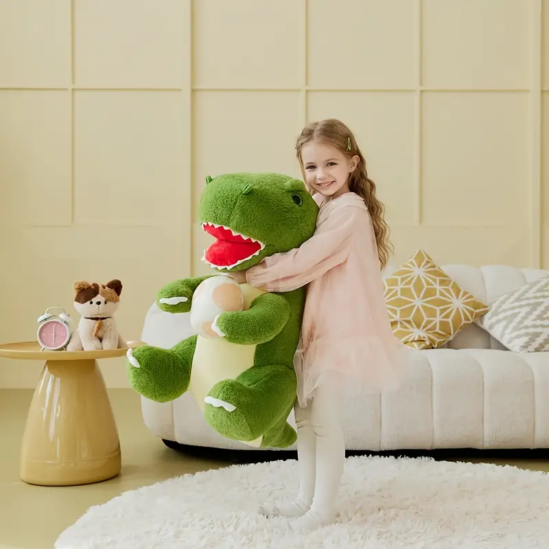 Angry Fluffy Dino Plush