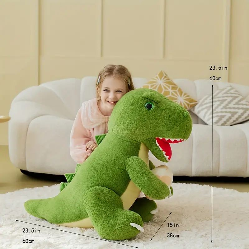 Angry Fluffy Dino Plush