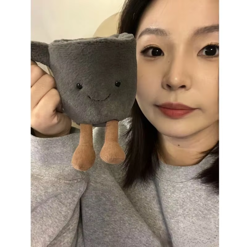 Fluffy Cat Coffee Mug Plush