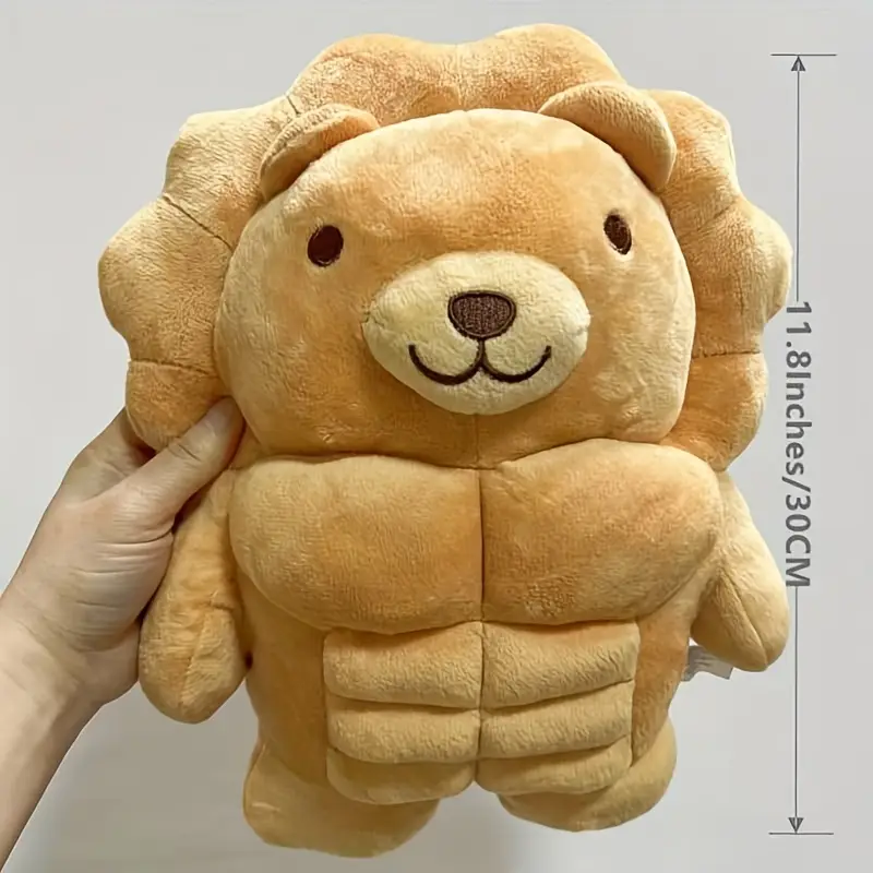 Buff Lion Stuffed Plushie