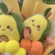 Avocado Flower Bouquet Plush