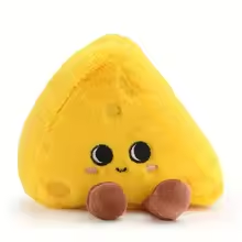 Cute Smiling Cheese Triangle Plush