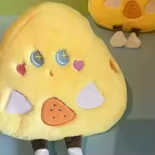 Kawaii Cheese Triangle Plush