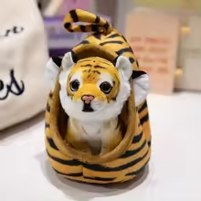 Baby Tiger With Nest Plush