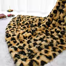 Fluffy Cheetah Throw Blanket
