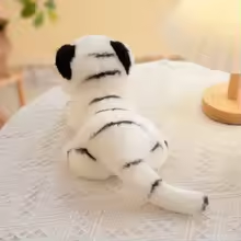 Fuzzy Baby White Tiger Plush